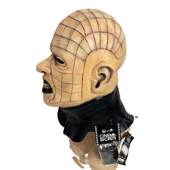 Rare vintage 1993 Hellraiser Pinhead  Cinema Secrets mask NWT NOS - Picture 5 of 14